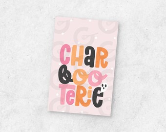 2"x3" CharBOOterie Cookie Tag Printable