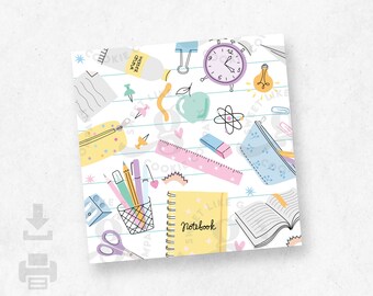 Cute Supplies Box Backer - 3 Sizes