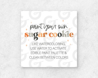 Paint Your Own (PYO) Cookie Tag - 2in