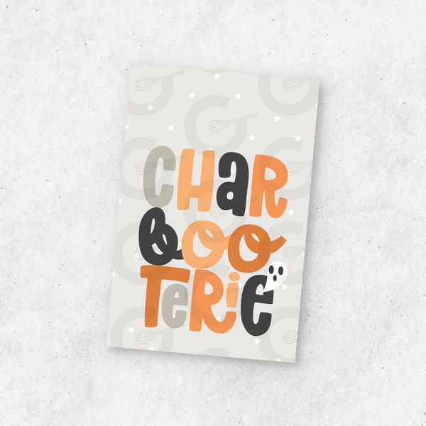2"x3" CharBOOterie Cookie Tag Printable