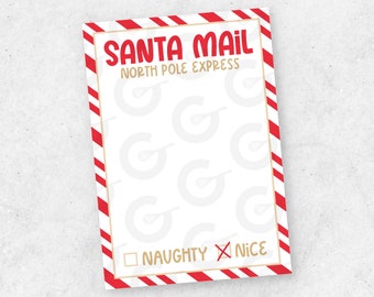 Santa Mail Cookie Card- 3.5" x 5"