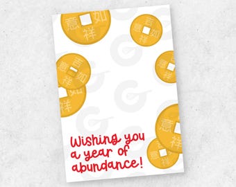 Year of Abundance Card