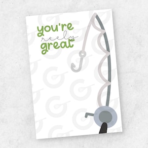 You're REELY Great Cookie Card - Vatertag druckbar