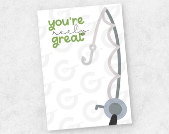 You're REELY Great Cookie Card - Father's Day Printable