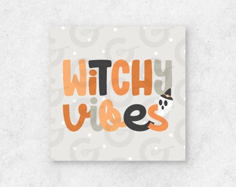 Witchy Vibes SQ Tag - Cookie Printable