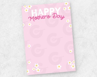 3.5" x 5" Happy Mother's Day Cookie Card Printable