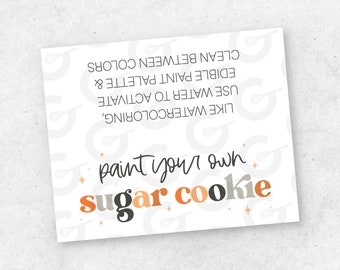 5" Paint Your Own (PYO) Halloween Cookie Topper