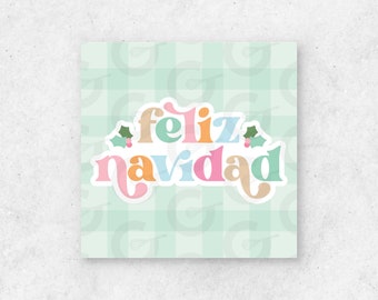 Feliz Navidad Tag Printable