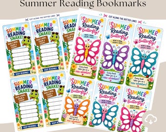 Summer Reading Bookmark Charts