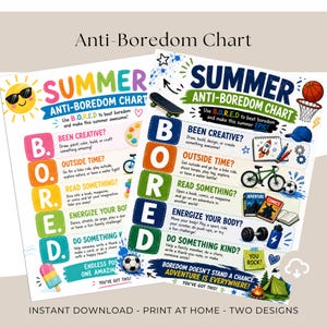 Summer Anti-Boredom Chart