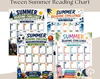 Tween Summer Reading Chart
