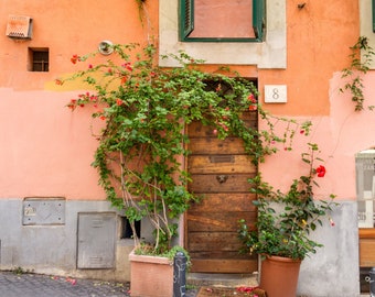 Rome, Italy door, Falling Off Bicycles, fine art travel photography, travel photo, wall decor by Julia Willard