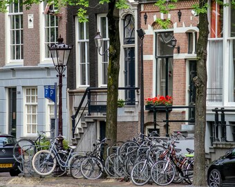Amsterdam fa\u00e7ade photo fine art Netherlands photography by Julia Willard Falling Off Bicycles