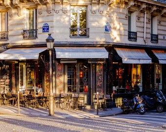 Café St. Regis Paris, fine art paris photography, storefront photograph, travel photo, wall art