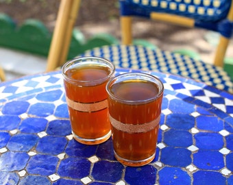 Tea in Paris, fine art paris photography, b&w photography, travel photo, wall decor, blue photograph, Moroccan tea,