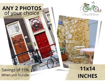 ANY 2 PHOTOS!!! Choose any photos in my gallery. Fine art Paris photography, Paris photos by Julia Willard of Falling Off Bicycles