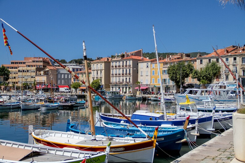 Côte d'Azur port, fine art France photography, Provence photo, travel photo image 1