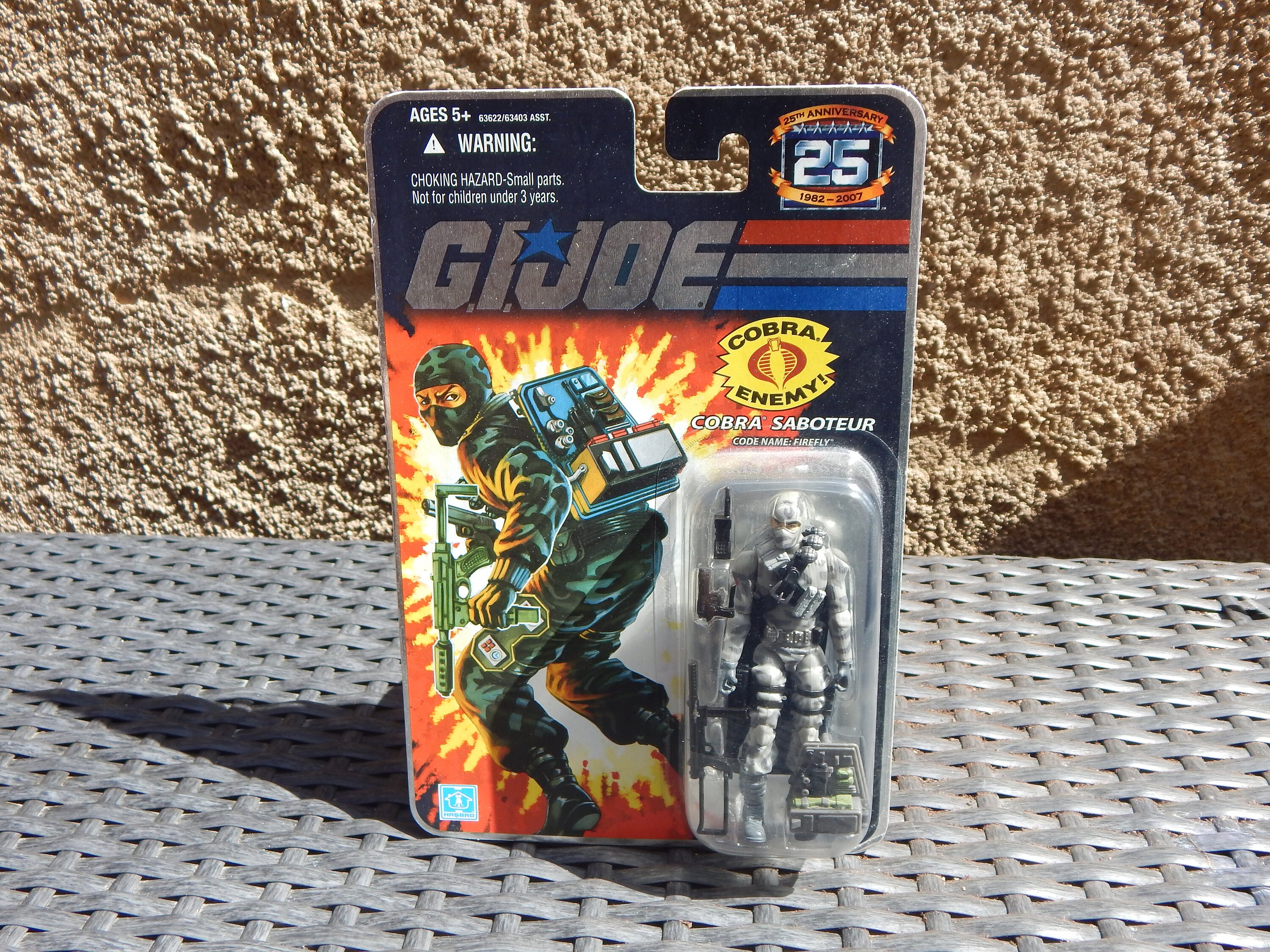 Hasbro Joe 25th Anniversary Firefly the Cobra Saboteur