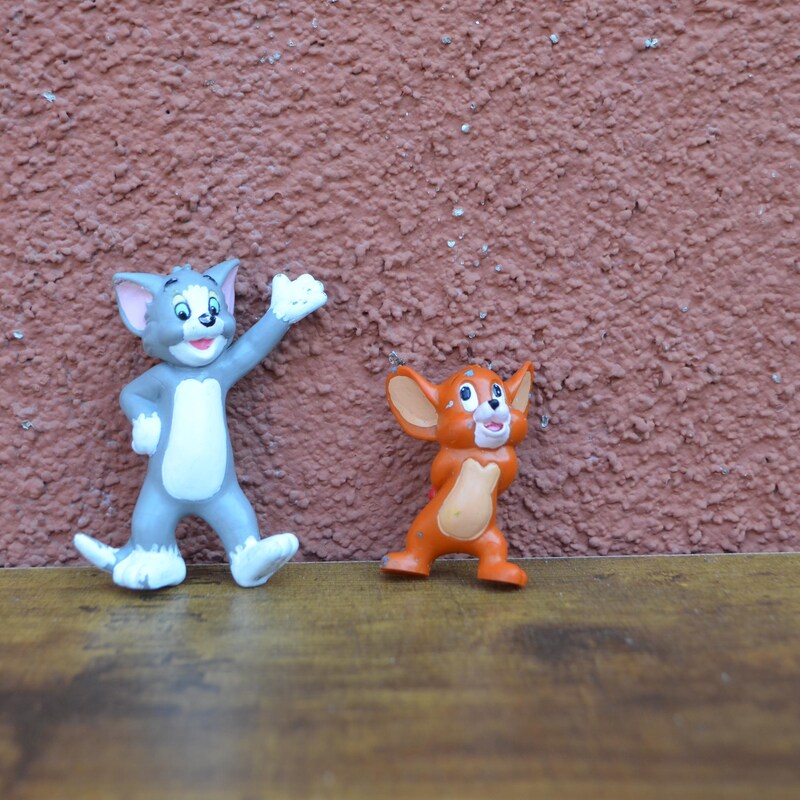 Tom Figure Tom and Jerrys Figures - Etsy