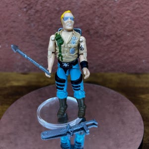 Vintage 1980&#39;s G.I. Joe Cobra Dreadnok &quot;Buzzer&quot; Action Figure (Complete)