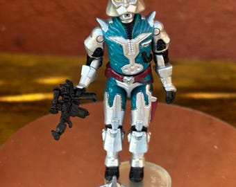 Vintage 1980's G.I. JOE "Cobra Commander with Battle Armor" Action figure with File Card (Almost complete).