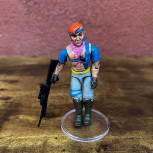 Vintage 1980&#39;s G.I. Joe Cobra Dreadnok &quot;Zandar&quot; Action Figure (Complete)