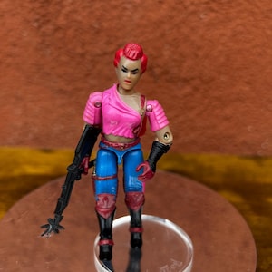 Vintage 1980&#39;s G.I. Joe Cobra Dreadnok &quot;Zarana&quot; Action Figure (Complete)