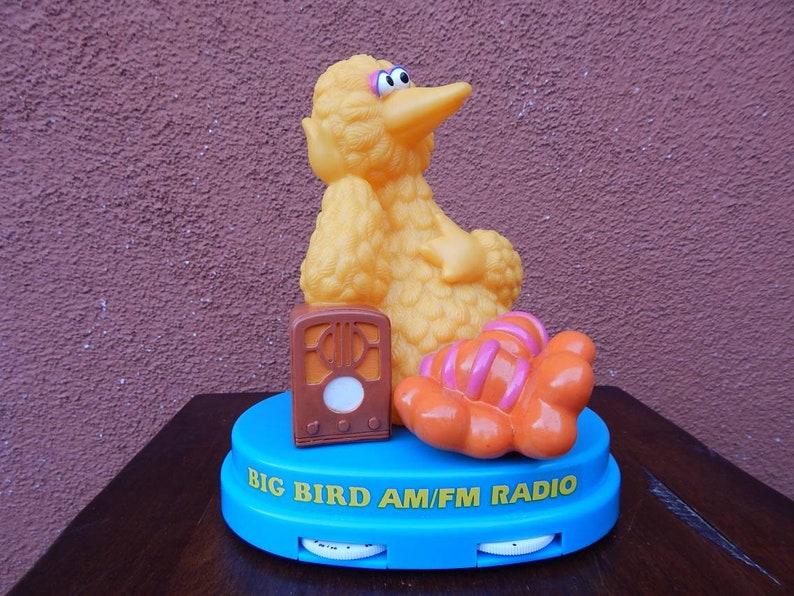 Big Bird Am/fm Radio Sesame Street in the Box Like New Works Etsy