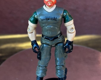 Vintage 1980's G.I. Joe "Night Force "Outback" Action Figure (Incomplete).