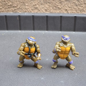 Lot of 2 - Teenage Mutant Ninja Turtles &quot;Donatello&quot; Figures.