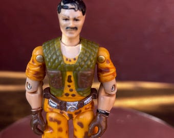 Vintage 1980's G.I. Joe Special Missions Brazil "Claymore" Action Figure (Incomplete).