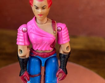 Vintage 1980's G.I. Joe Cobra Dreadnok "Zarana" Action Figure (Complete)