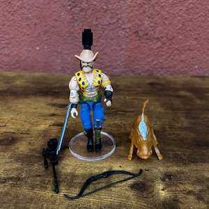 Vintage 1980&#39;s G.I. Joe Cobra Dreadnok &quot;Gnawgahyde&quot; Action Figure (Almost Complete)