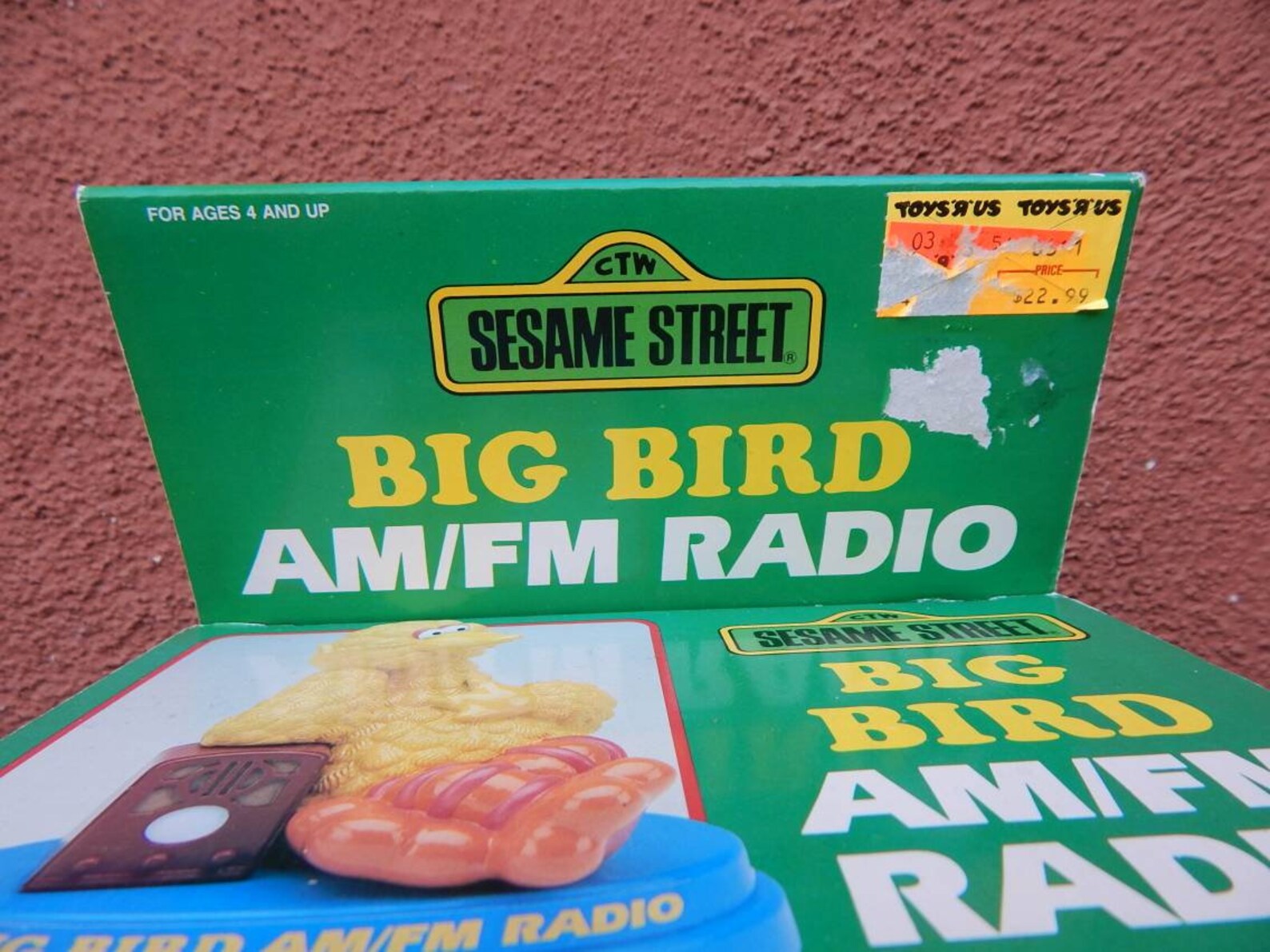 Big Bird Am/fm Radio Sesame Street in the Box Like New Works Etsy UK