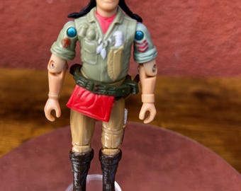 Vintage 1980's G.I. Joe "Spirit" Action Figure (Almost Complete).