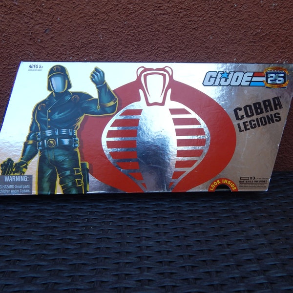 2008 Hasbro G.I Joe 25TH Anniversary Cobra Legions Box Set Rare 5 Figures