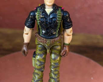 Vintage 1980's G.I. Joe "Flint" Action Figure (Almost Complete).