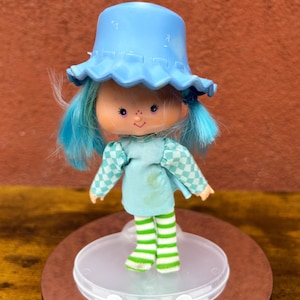 Strawberry Shortcake Vintage American Greetings Kenner &quot;Blueberry Muffin&quot; 5.5&quot; Vinyl Figure (Incomplete).