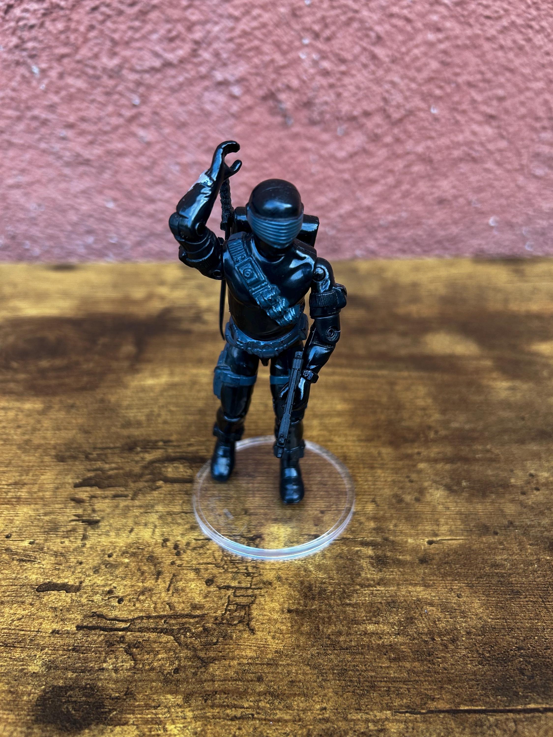 Vintage 1980's G.I. Joe "Snake Eyes" Action Figure (Incomplete)