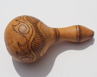 Organic Gourd Shaker, Maraca, Rattle
