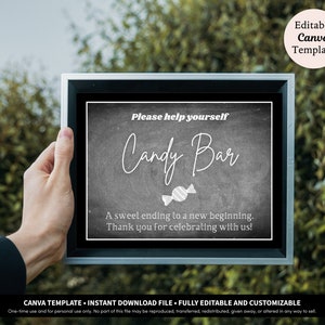 Graduation Candy Bar Labels and Sign Printable Download Graduation Candy Buffet Graduation Candy Table Digital Template image 4