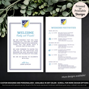 Bar Mitzvah Letter and Itinerary • Hotel Welcome Bag • Bar Mitzvah Welcome Note • Bat Mitzvah Welcome Note • Mitzvah Timeline