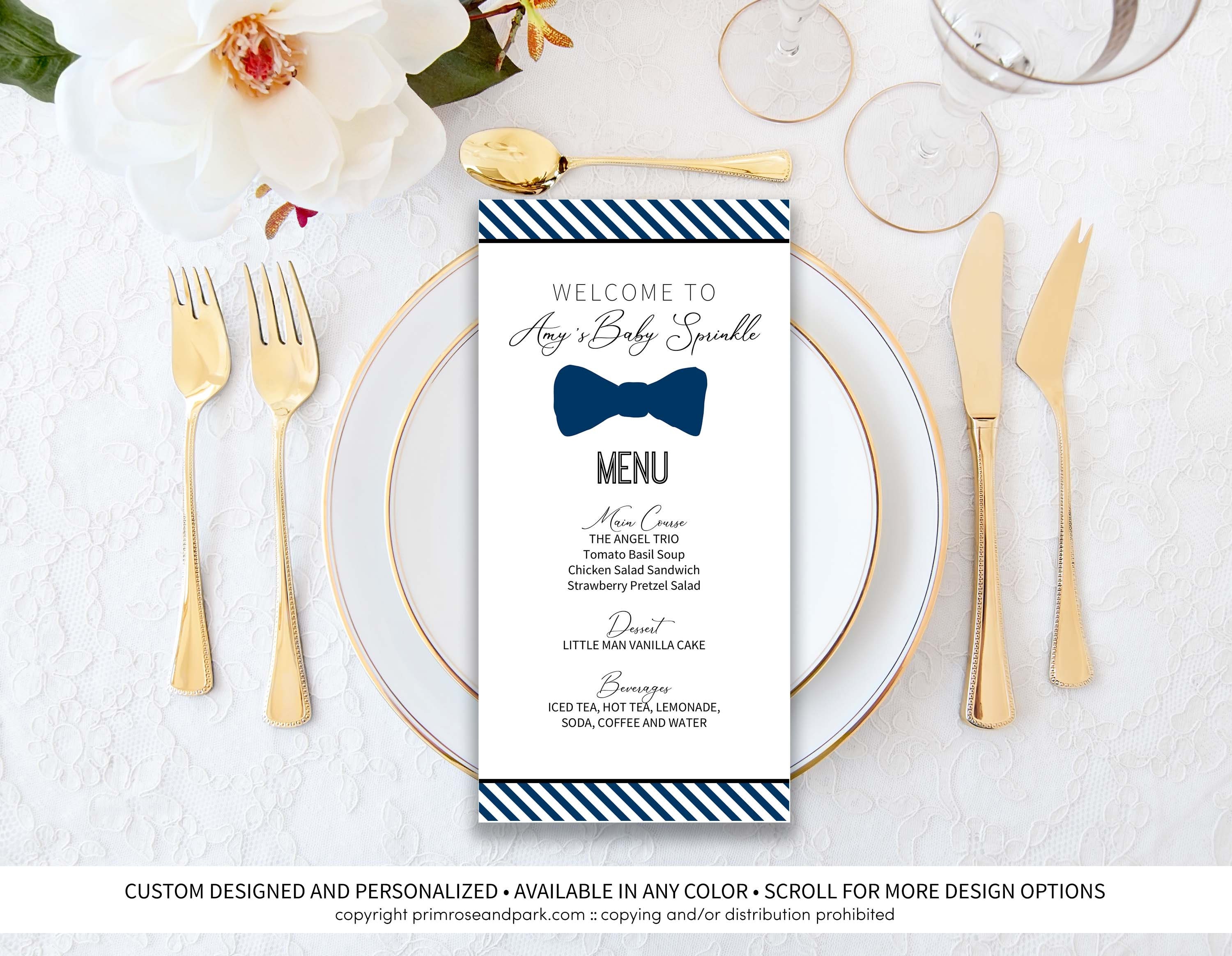 Little Man Menu Cards • Birthday Menu Card • Baby Shower Menu Card • Menu  Template • Printable Menu Cards For Baby Shower Menu Template