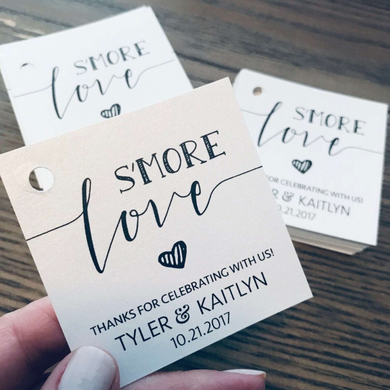 Printable S'more Love Favor Tags Sending S'more Love Etsy