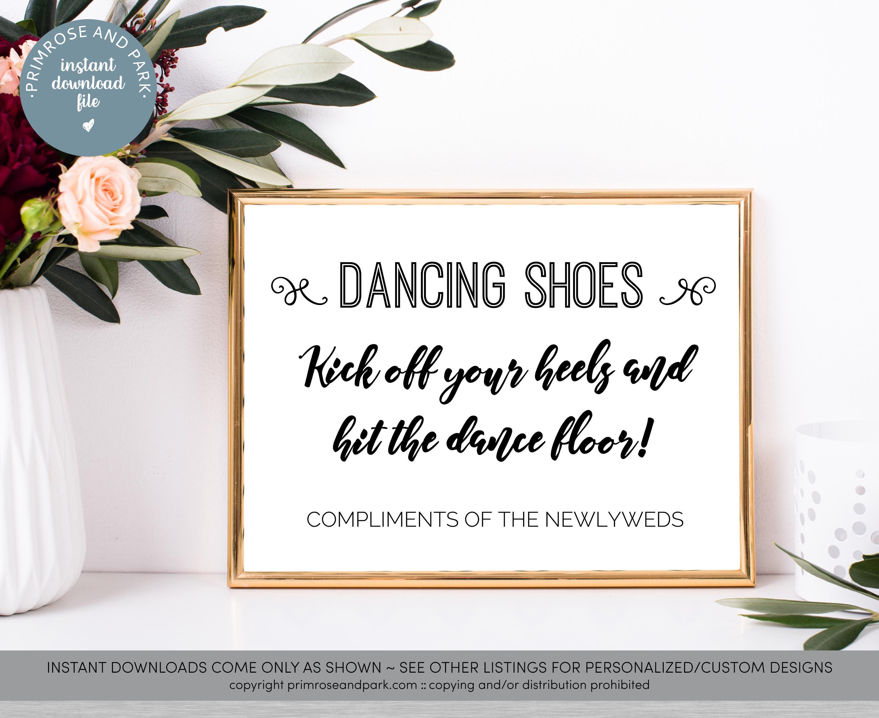 Flip Flop Basket Sign Wedding Signage Printable Wedding Etsy