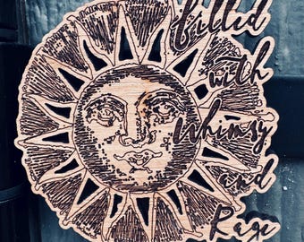 Whimsy and Rage sun magnet
