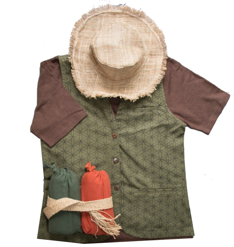 Mens Festival Vest Cotton Nomad Vest With tree of Etsy