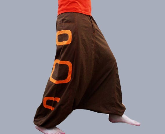 Harem broek met zakken, (laatste paar M grootte) Aladdin broeken Afghani broek Alibaba broek Rave Psy mannen vrouwen katoen Harem broek met zakken, (laatste paar M grootte) Aladdin broeken Afghani broek Alibaba broek Rave Psy mannen vrouwen katoen