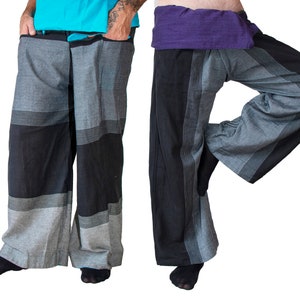 Thai Fisherman 2 color Yoga Pants for men and women Thai wrap pants image 1