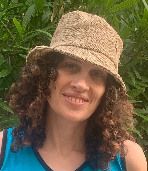 Hemp Summer Bucket Hat Beach Panama Hat 